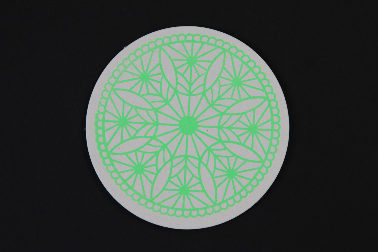 Ornamentrund neongruen6